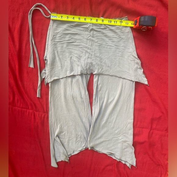 Cotton adjustable drawstring cropped pants - Picture 4 of 5